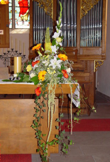 compositions florales deuil