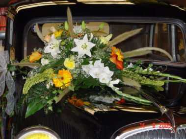 compositions florales deuil