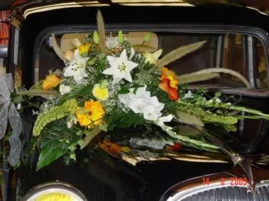 compositions florales deuil