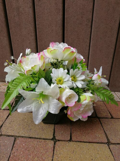Coupe ronde blanche