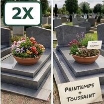 TOUSSAINT & PAQUES 2x/an nettoyage & fleurissement